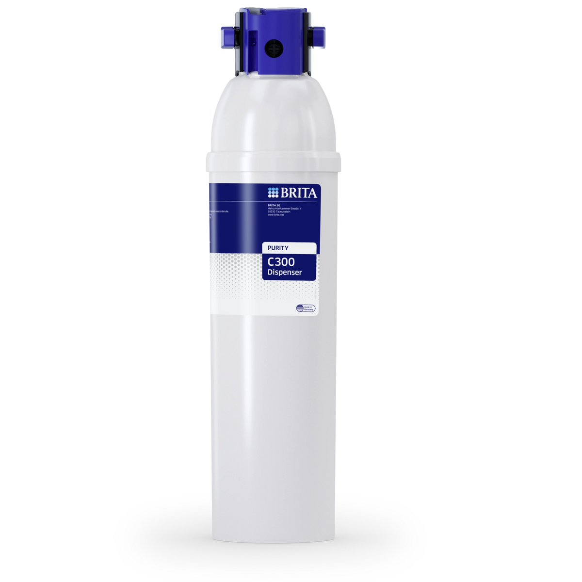 BRITA water filter cartridge on a white background